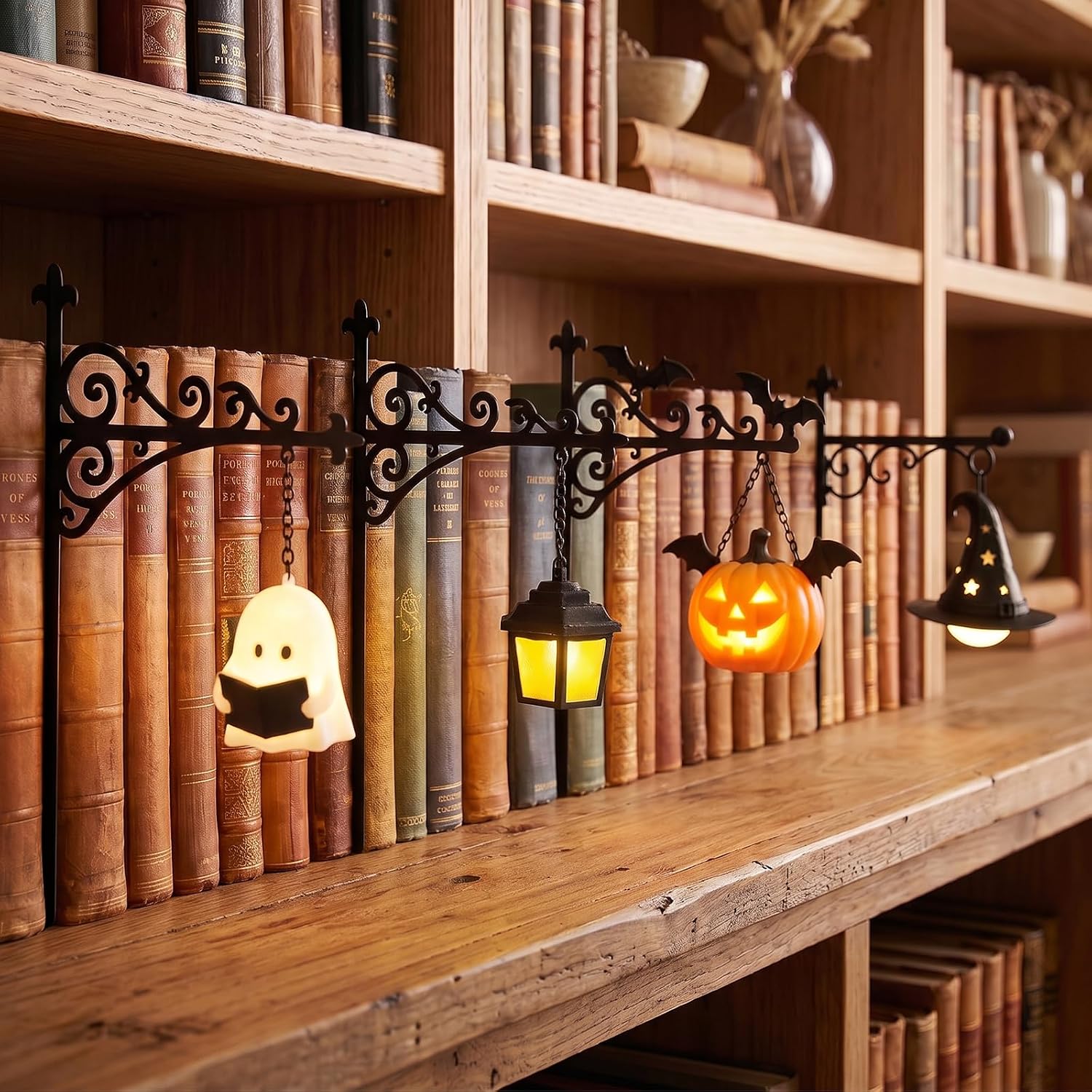 Lighting Decor For Diwali - Library Lantern-Decorative Bookshelf Lighting Reading Nook
