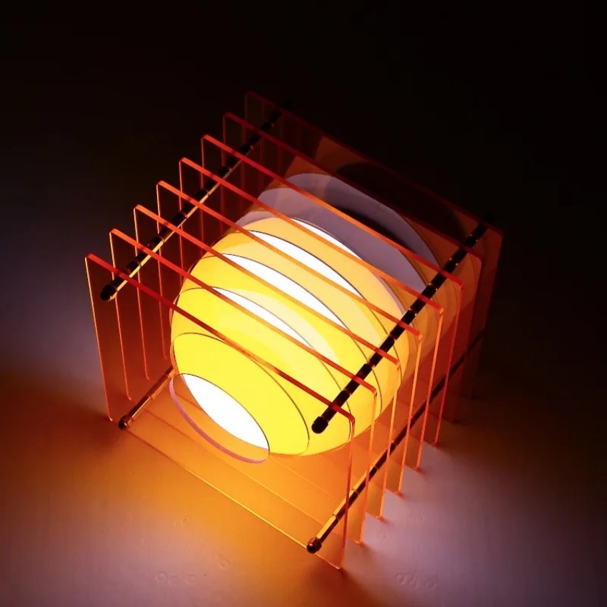 Lighting Decor For Diwali - DIY Moon Lamp Acrylic Thousand Layer