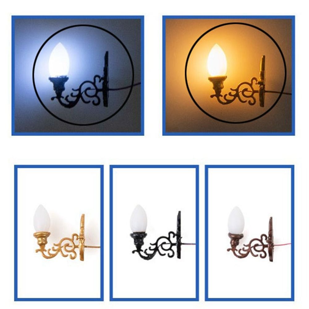 New 1.7*2cm Dollhouse Wall Lam - Lighting Metal Wall Decor recension och pris
