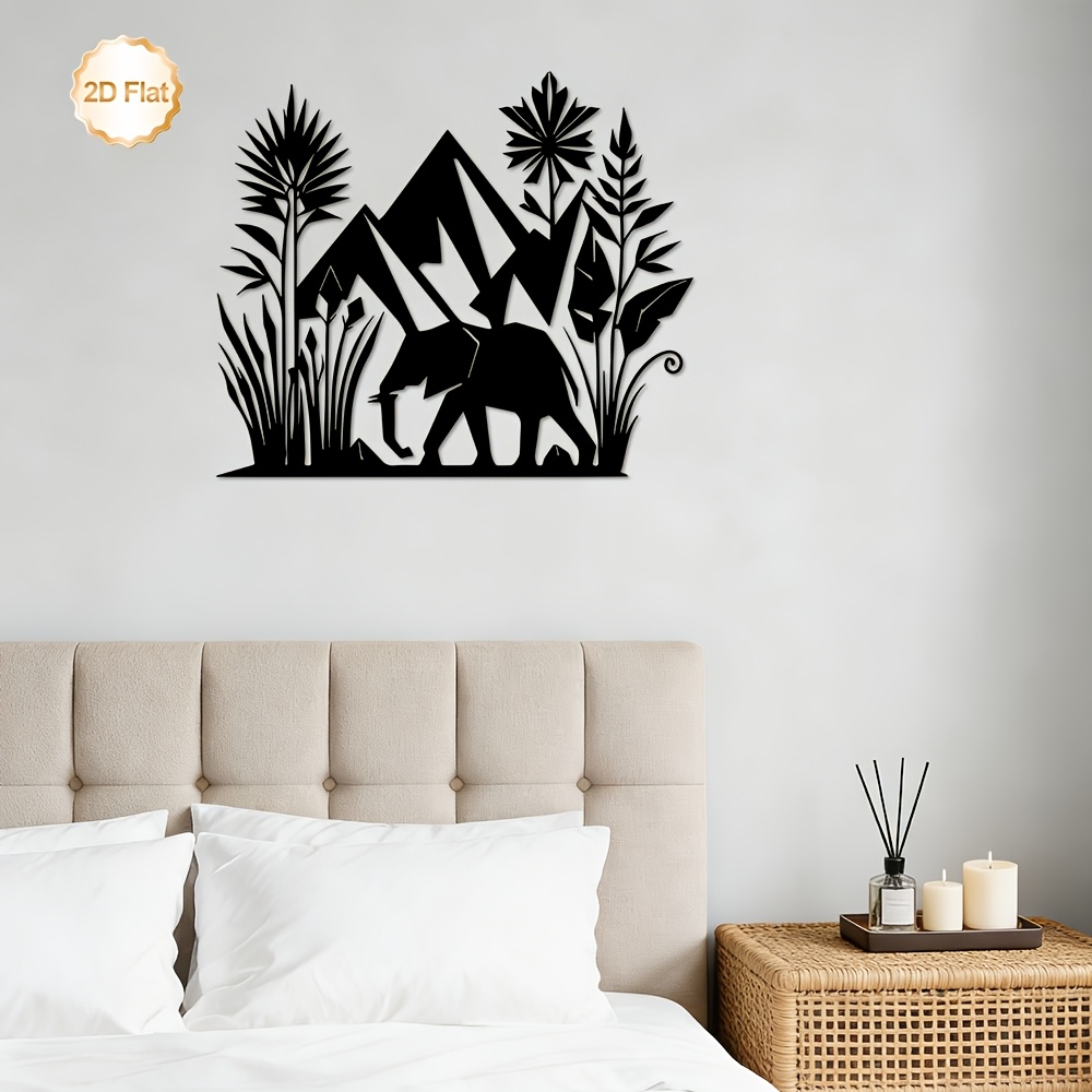 CIFBUY Iron Wall Art Decor Tro - Lighting Metal Wall Decor recension och pris