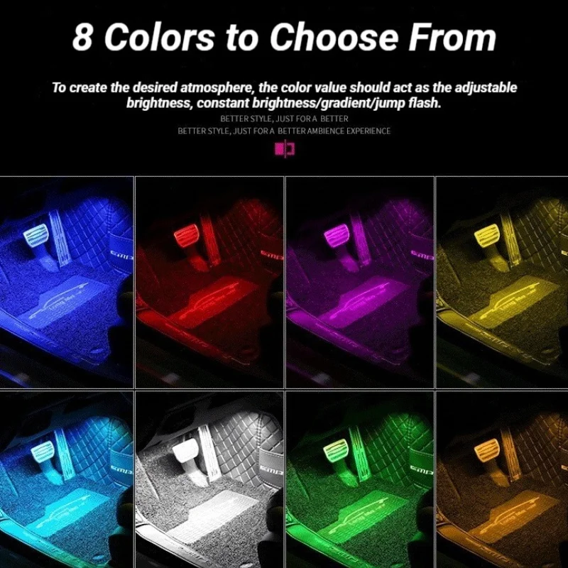 Universal 48 LED USB Car RGB A - Lighting Bolt Decor recension och pris