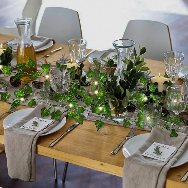Green Ivy 210cm LED Light Stri - Lighting Decor For Diwali recension och pris