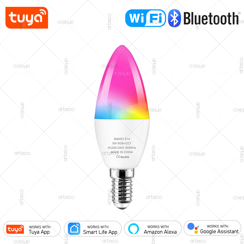 Tuya E14 Candle Lamp Smart Lif - Lighting Decor For Diwali recension och pris