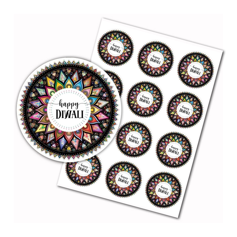 Happy Diwali stickers Indian F - Lighting Decor For Diwali recension och pris