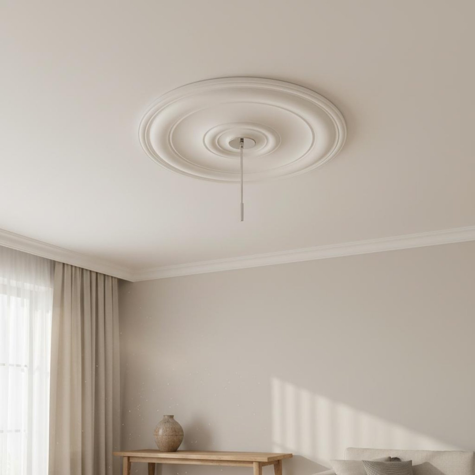 Round Ceiling Medallion Europe - Lighting Decorative recension och pris