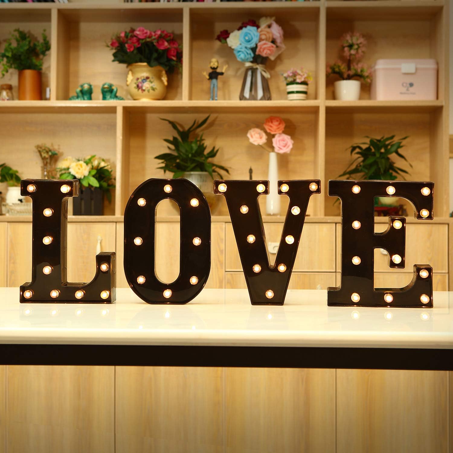 22cm Led Light Letters Black A - Lighting Decor For Diwali recension och pris