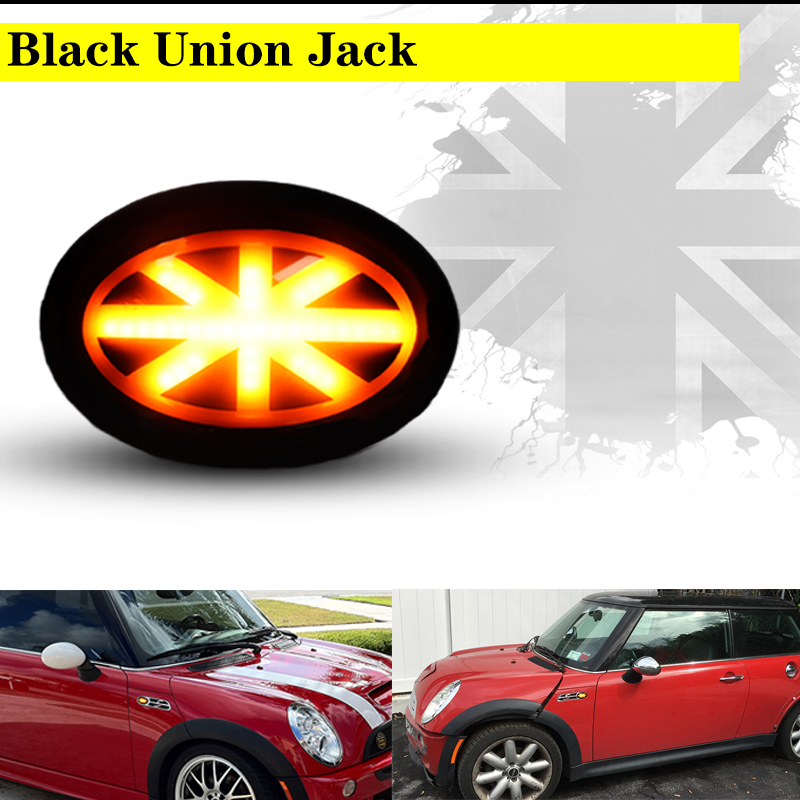iJDM Amber Union Jack logo LED - Union Lighting & Decor Collabs recension och pris