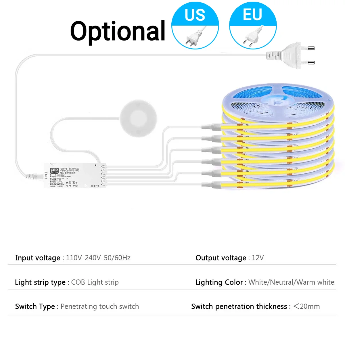 2-6PCS COB LED Strip Light Kit - Lighting Bolt Decor recension och pris