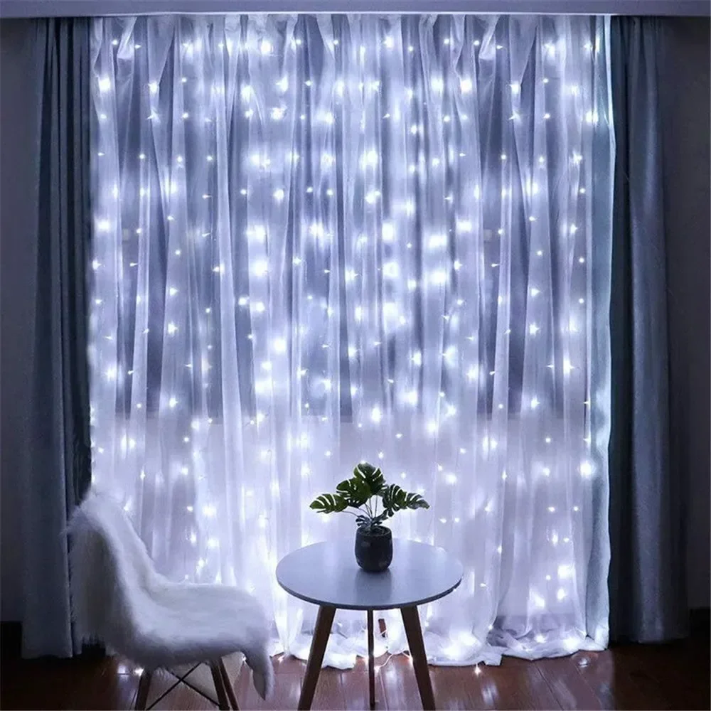 3/6M USB LED Curtain 8Modes Re - Lighting Decor For Diwali recension och pris