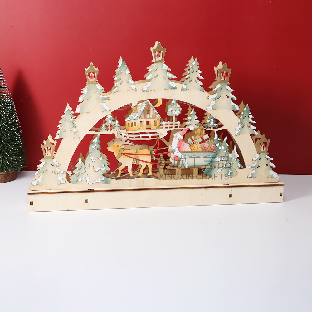 Cross-Border Wooden Crafts LED - Lighting Decor Woodbridge recension och pris