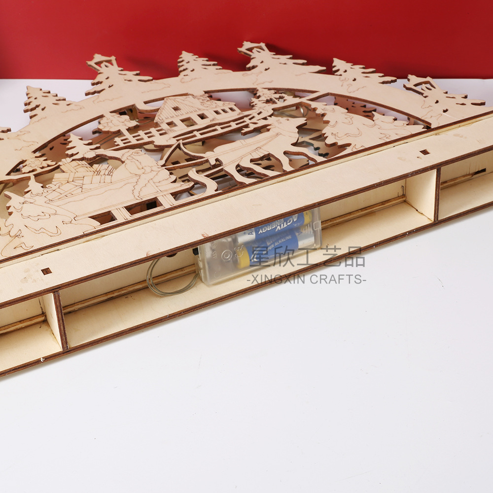 Cross-Border Wooden Crafts LED - Lighting Decor Woodbridge recension och pris