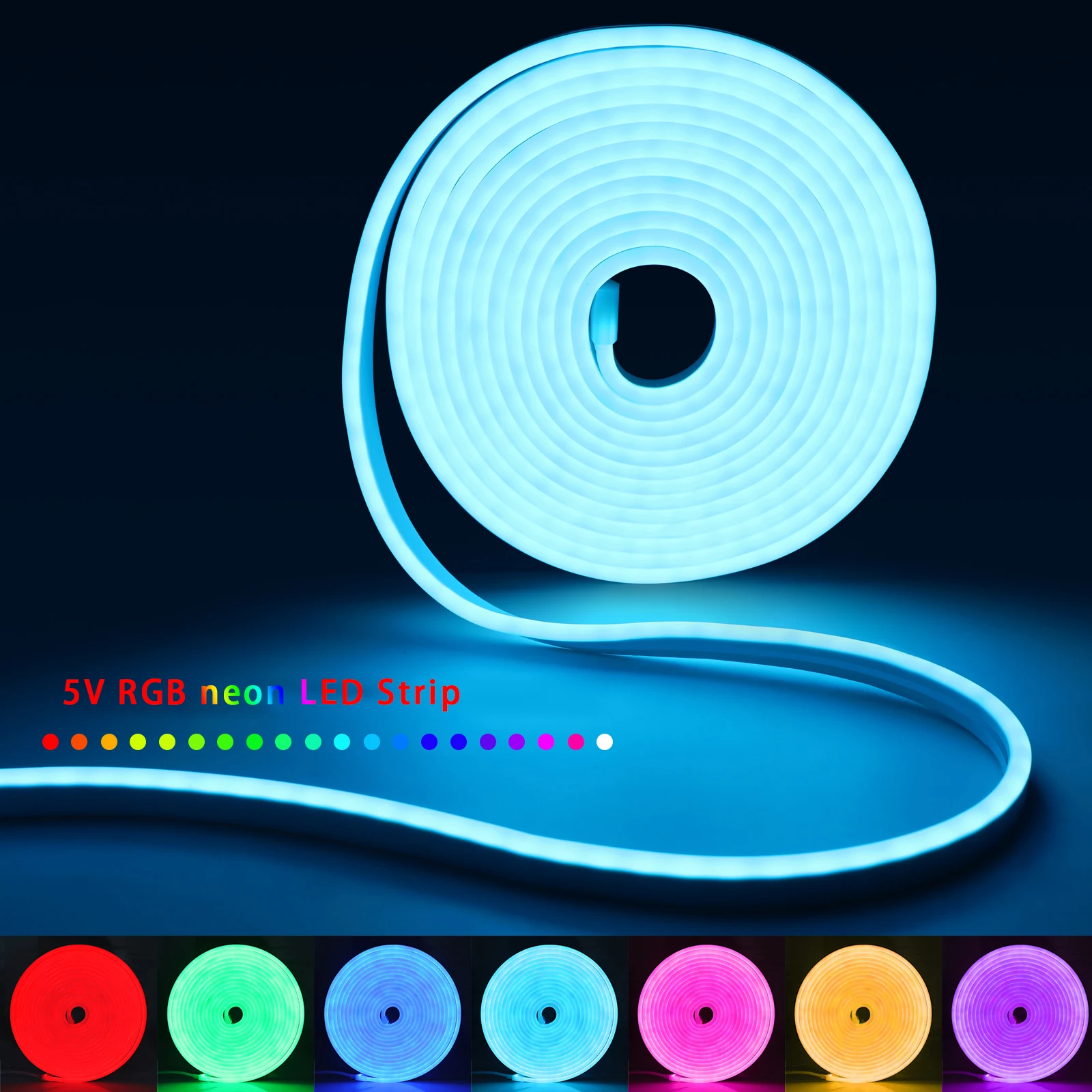 1-5m RGB LED Neon Strip Light  - Lighting Decor For Diwali recension och pris